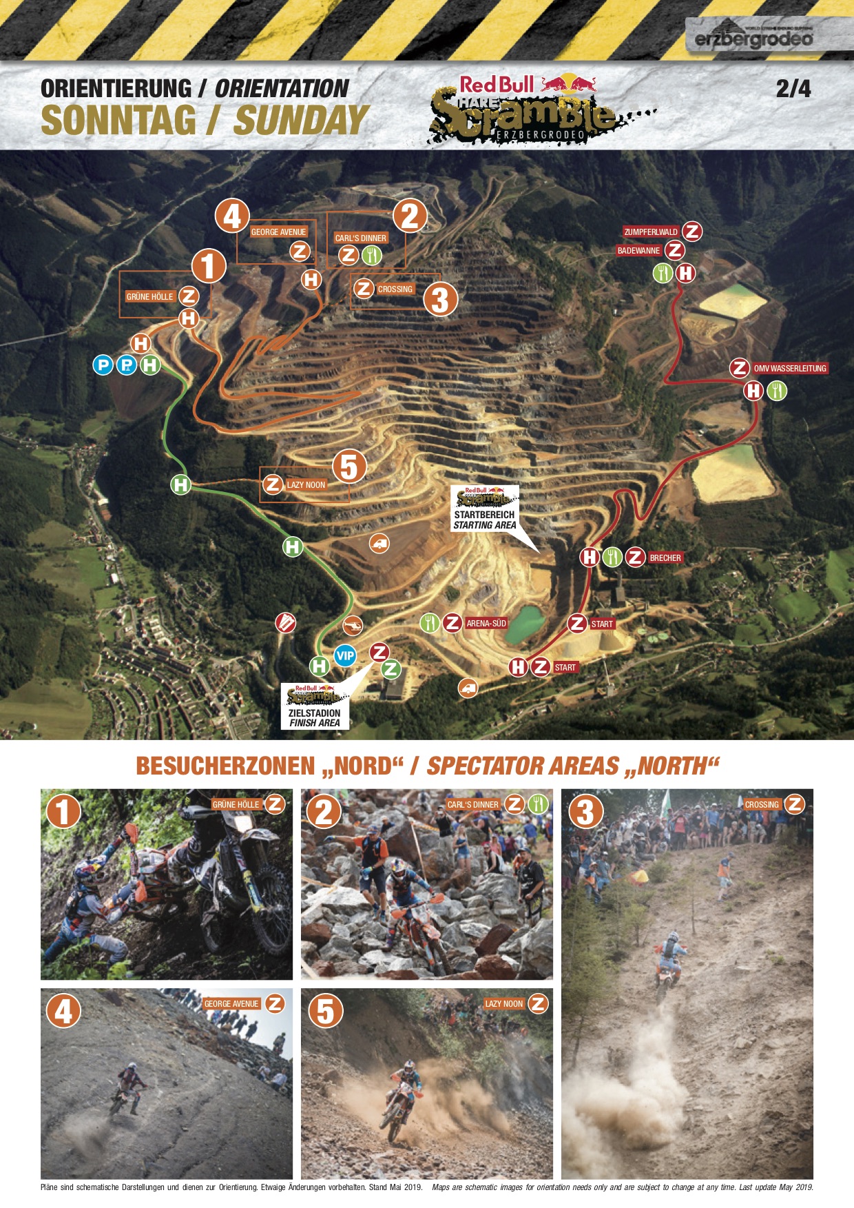 Erzbergrodeo Besucherplan Motorradreporter